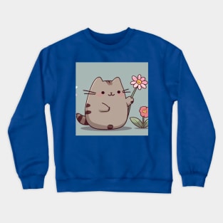 I love you mom pusheen Crewneck Sweatshirt